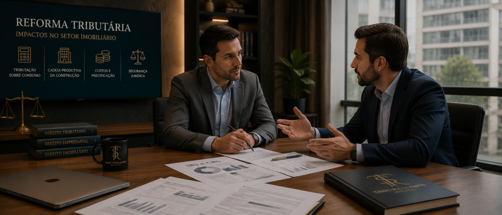 Reforma Tributária para construtoras e incorporadoras no mercado imobiliário.